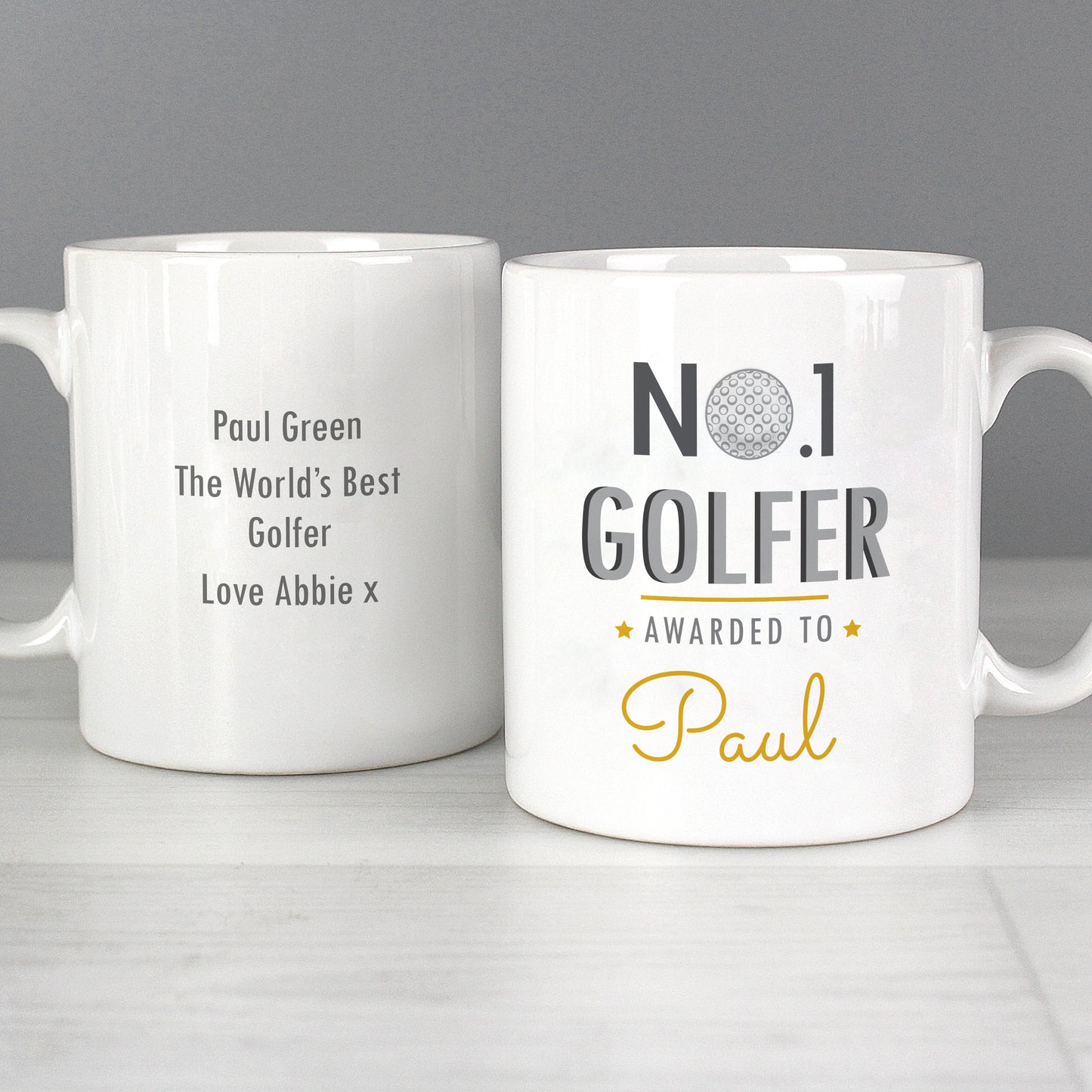 Personalised No.1 Golfer Mug - Personalise It!