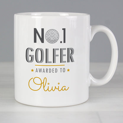 Personalised No.1 Golfer Mug - Personalise It!