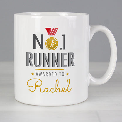Personalised No.1 Runner Mug - Personalise It!