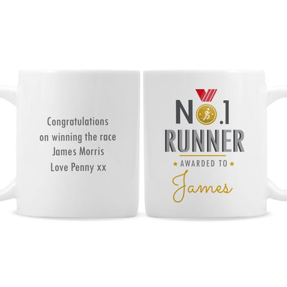 Personalised No.1 Runner Mug - Personalise It!