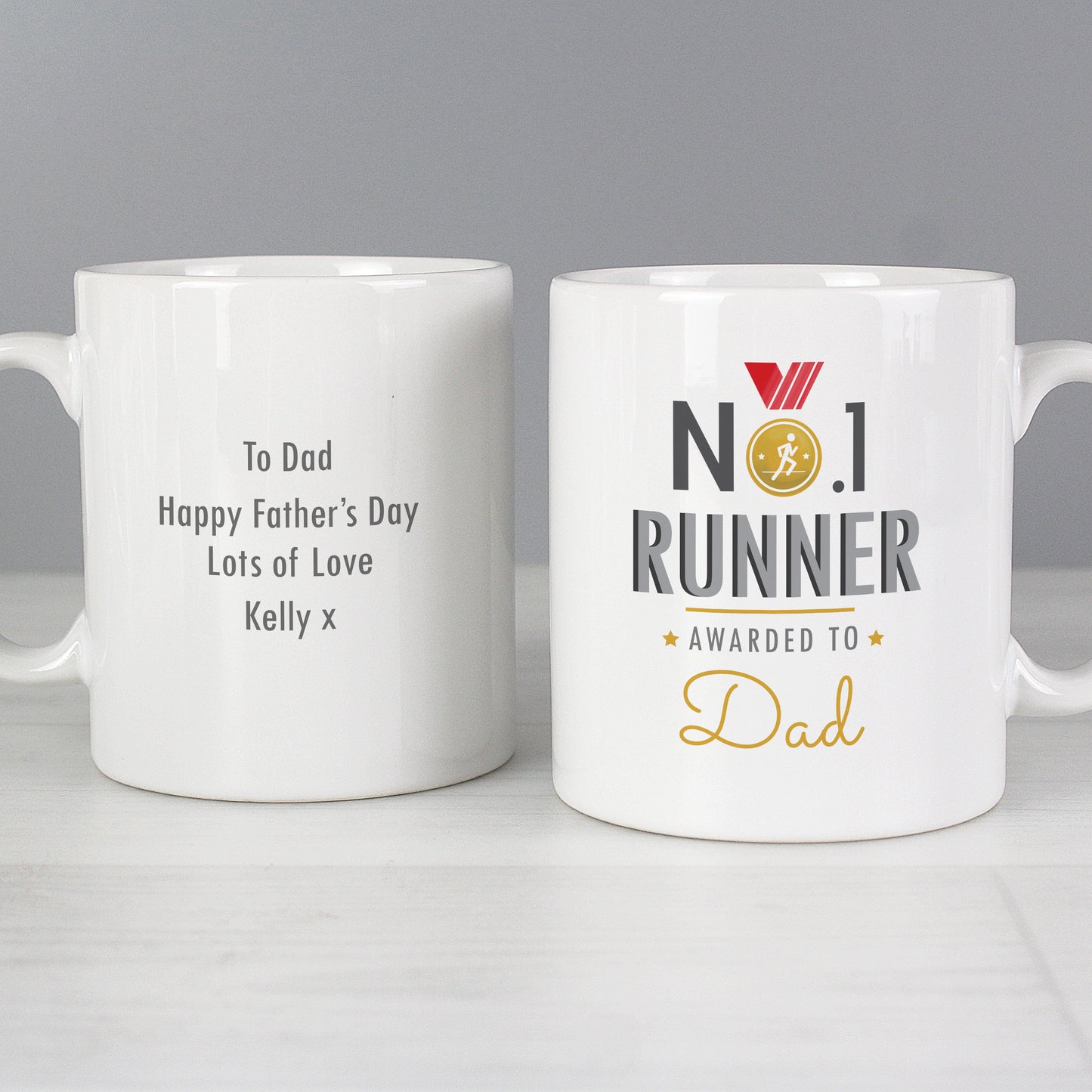 Personalised No.1 Runner Mug - Personalise It!