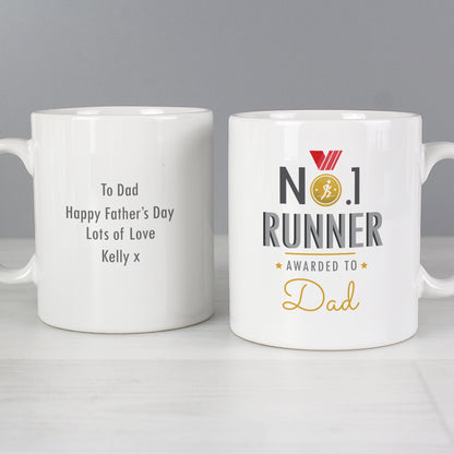 Personalised No.1 Runner Mug - Personalise It!