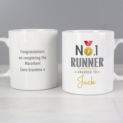 Personalised No.1 Runner Mug - Personalise It!