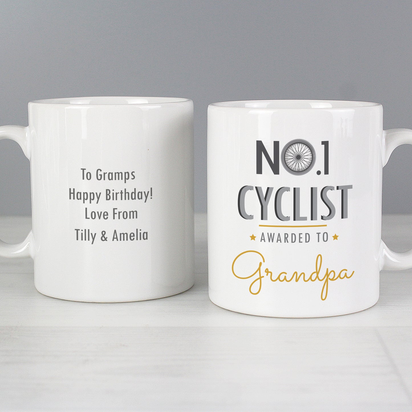 Personalised No.1 Cyclist Mug - Personalise It!