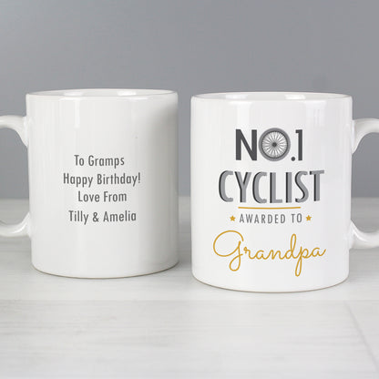 Personalised No.1 Cyclist Mug - Personalise It!