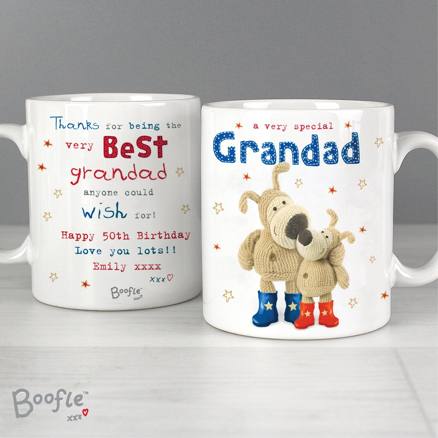 Personalised Boofle Special Grandad Mug - Personalise It!