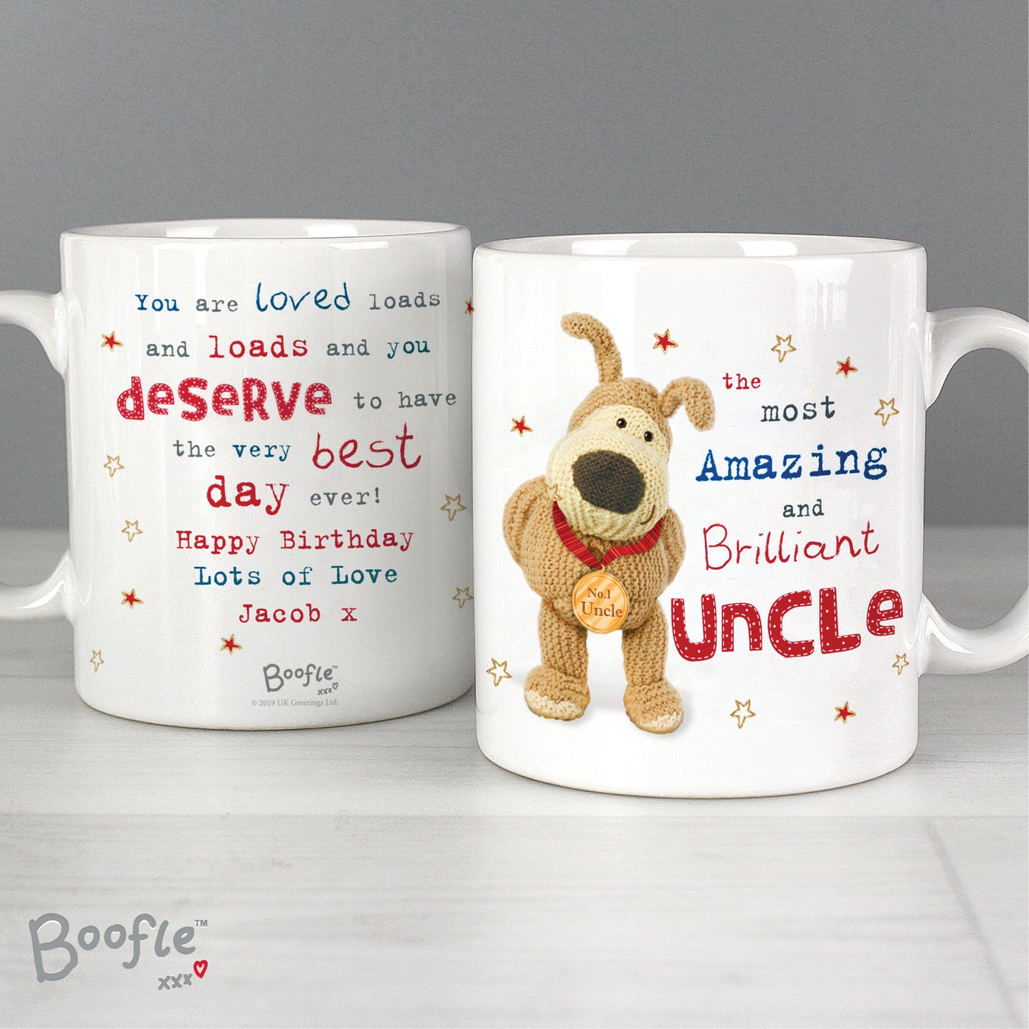 Personalised Boofle Medal Mug - Personalise It!