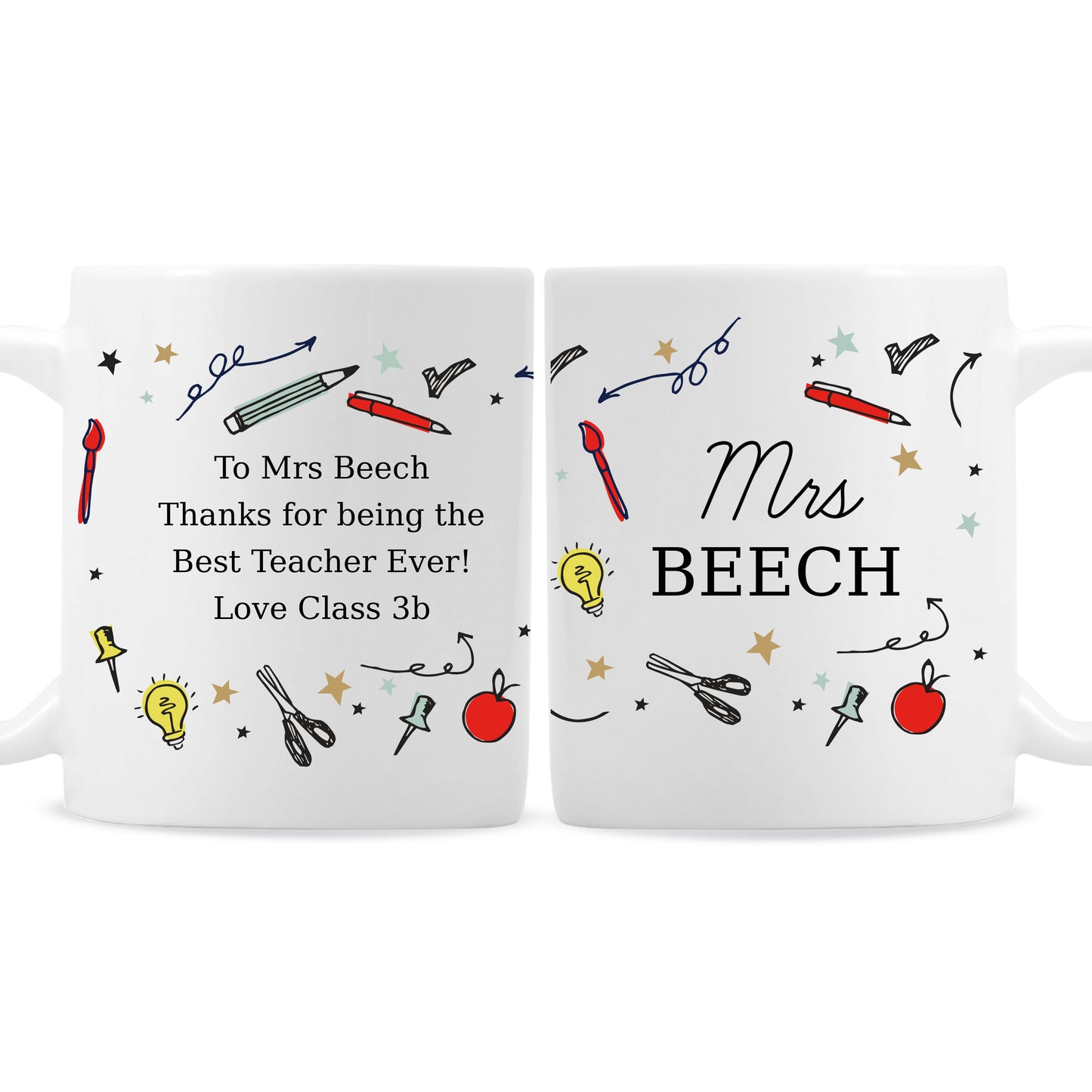 Personalised School Teachers Mug - Personalise It!
