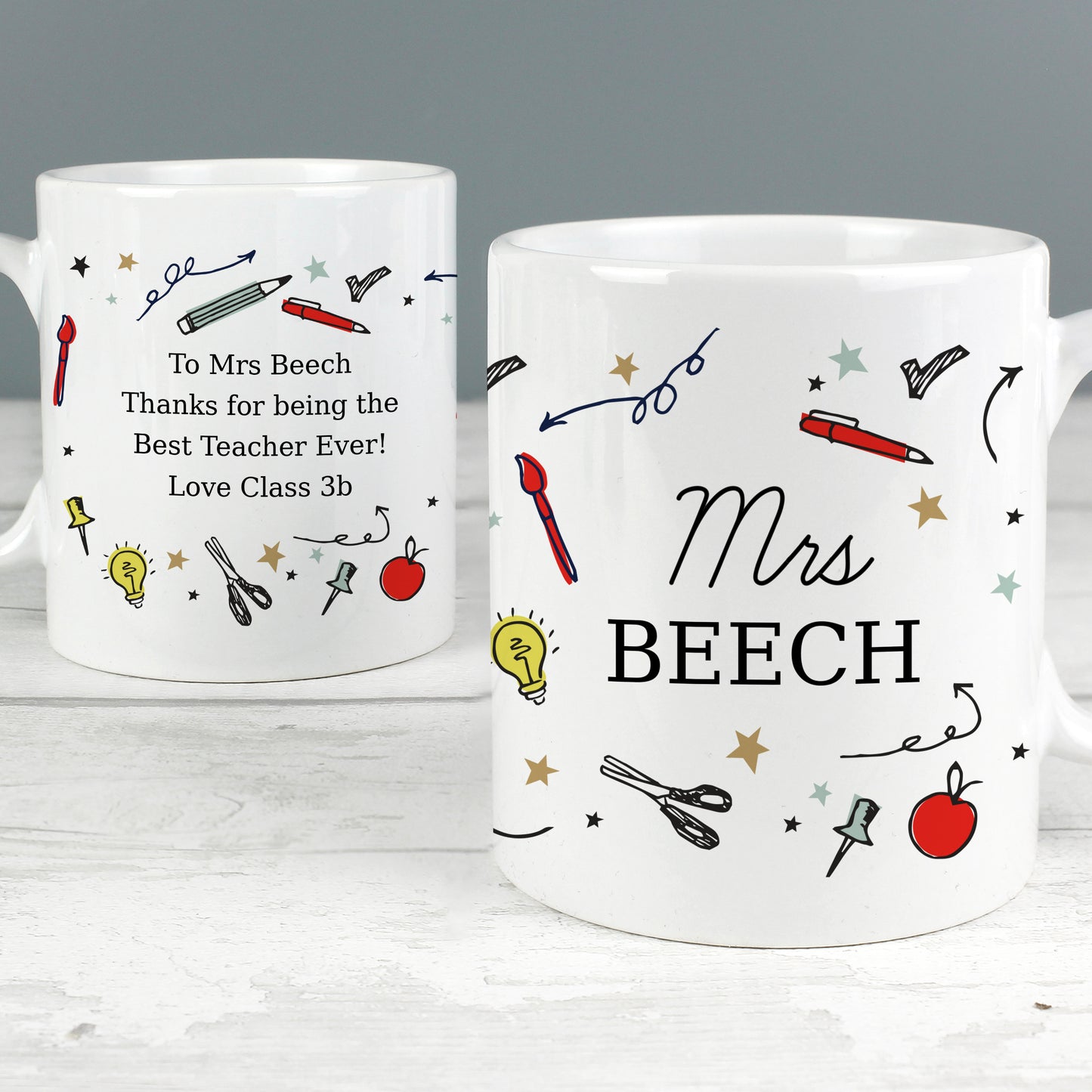 Personalised School Teachers Mug - Personalise It!