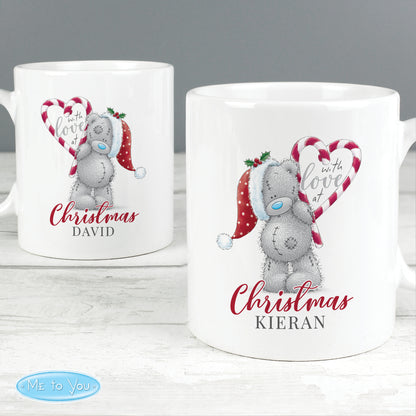 Personalised Me To You 'With Love At Christmas' Couples Mug Set - Personalise It!