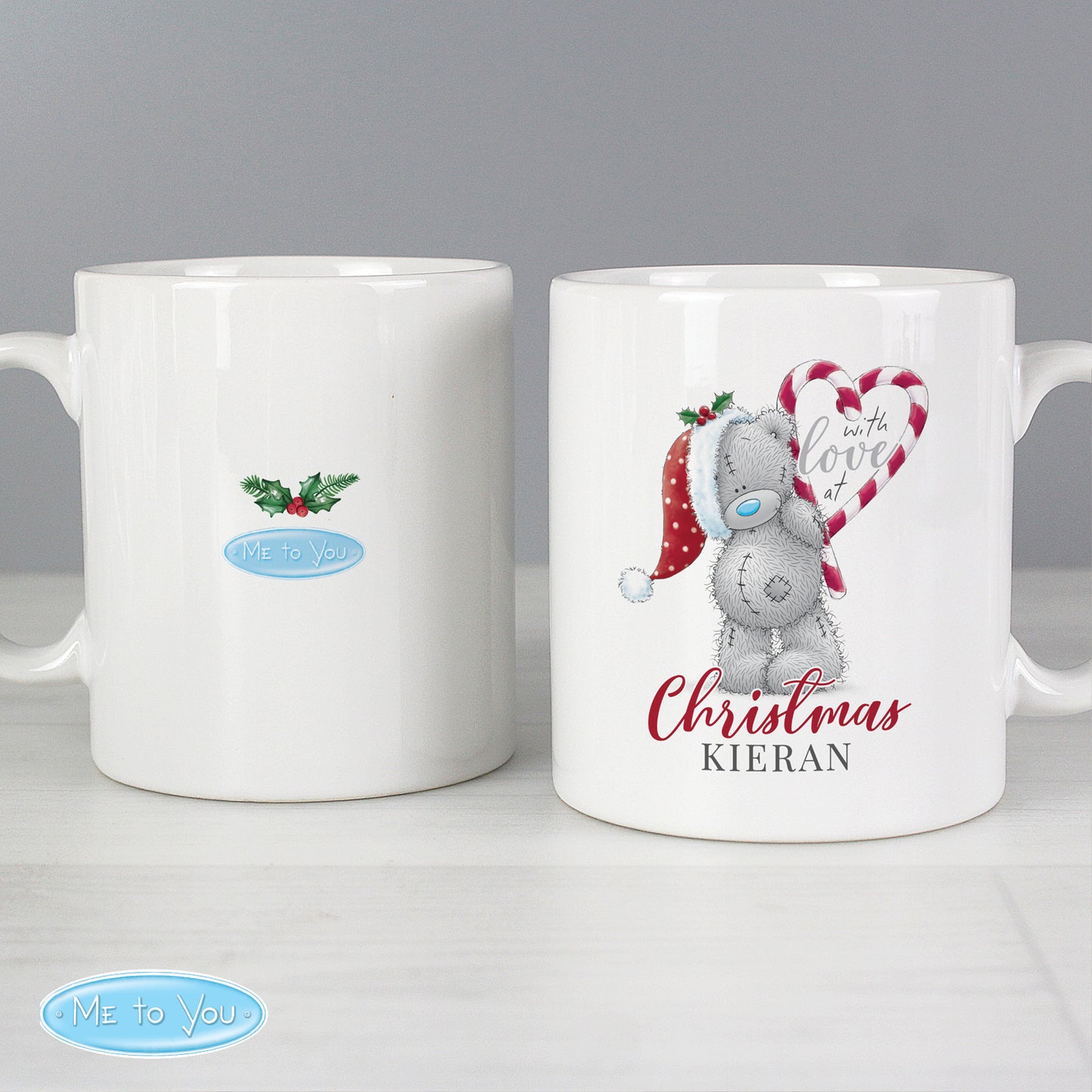 Personalised Me To You 'With Love At Christmas' Couples Mug Set - Personalise It!