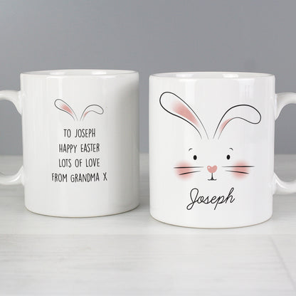 Personalised Bunny Features Mug - Personalise It!