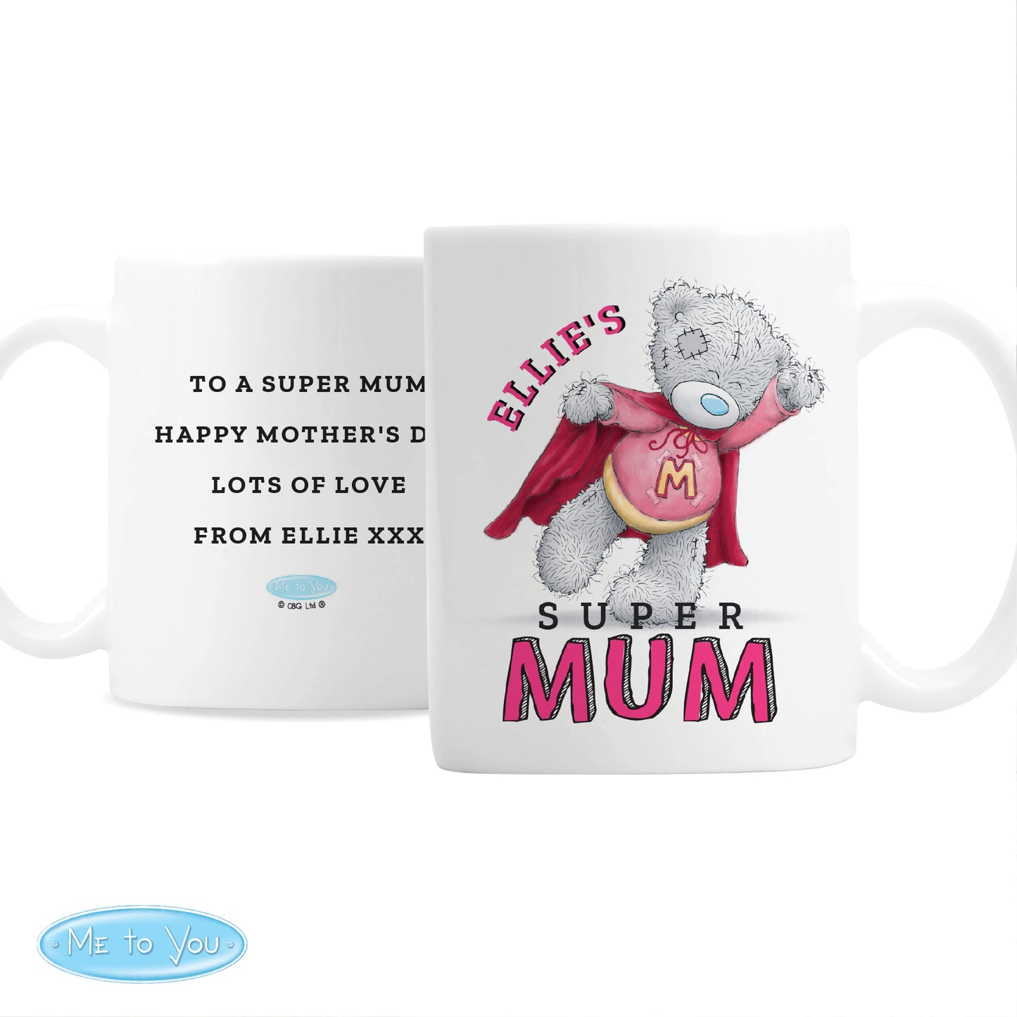 Personalised Me To You Super Mum Mug - Personalise It!