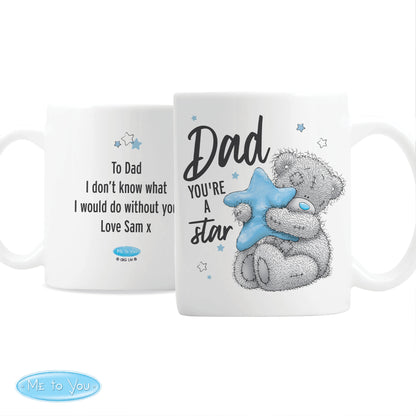 Personalised Me To You Dad Youre A Star Mug - Personalise It!
