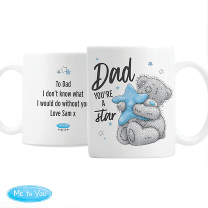 Personalised Me To You Dad Youre A Star Mug - Personalise It!