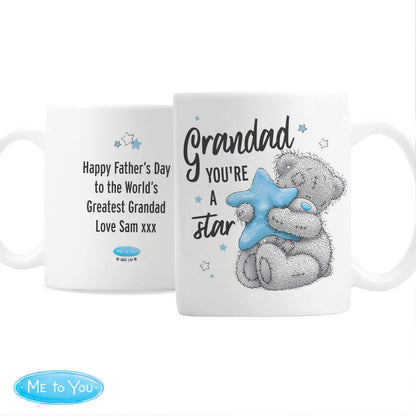 Personalised Me To You Grandad Youre A Star Mug - Personalise It!