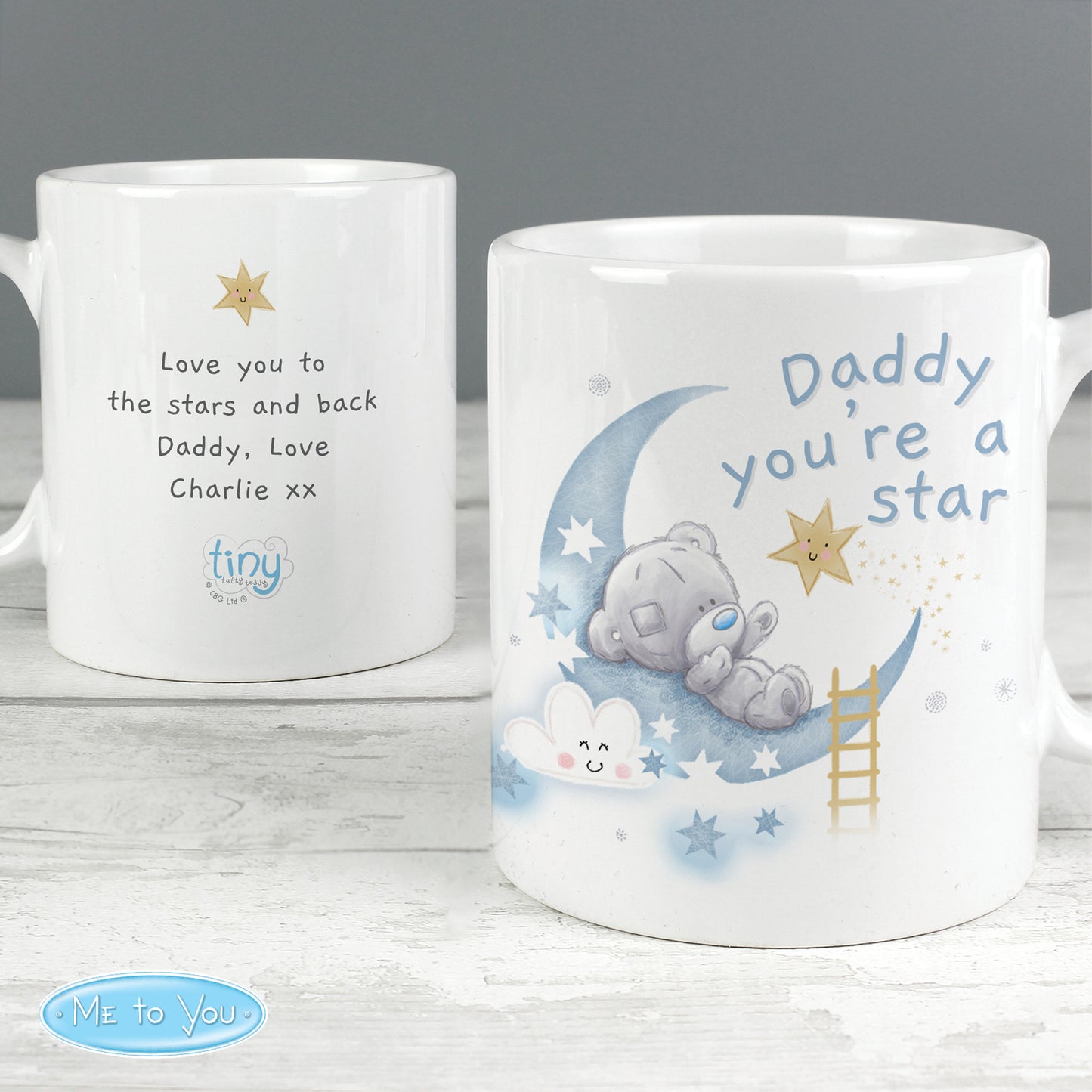 Personalised Tiny Tatty Teddy Daddy Youre A Star Mug - Personalise It!