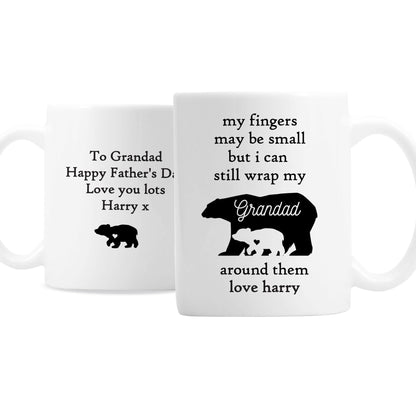 Personalised My Fingers May Be Small Bears Mug - Personalise It!