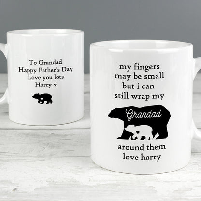 Personalised My Fingers May Be Small Bears Mug - Personalise It!