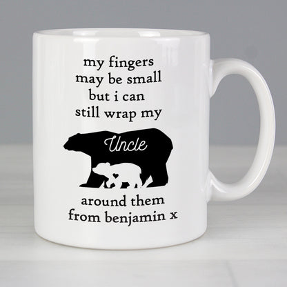 Personalised My Fingers May Be Small Bears Mug - Personalise It!