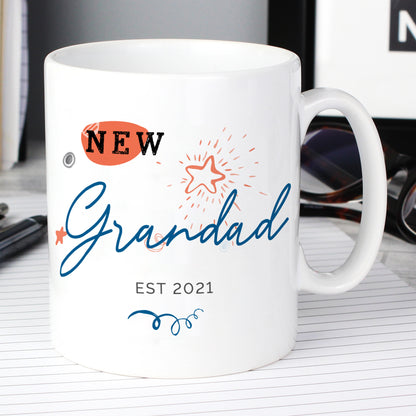 Personalised New Dad / Grandad Mug - Personalise It!