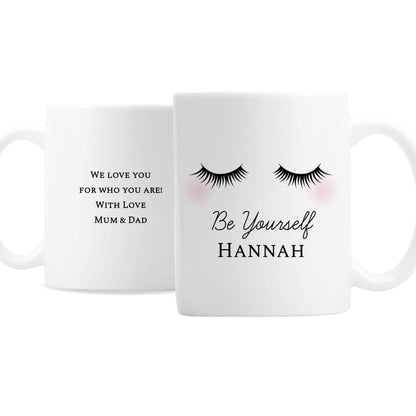 Personalised Eyelashes Mug - Personalise It!