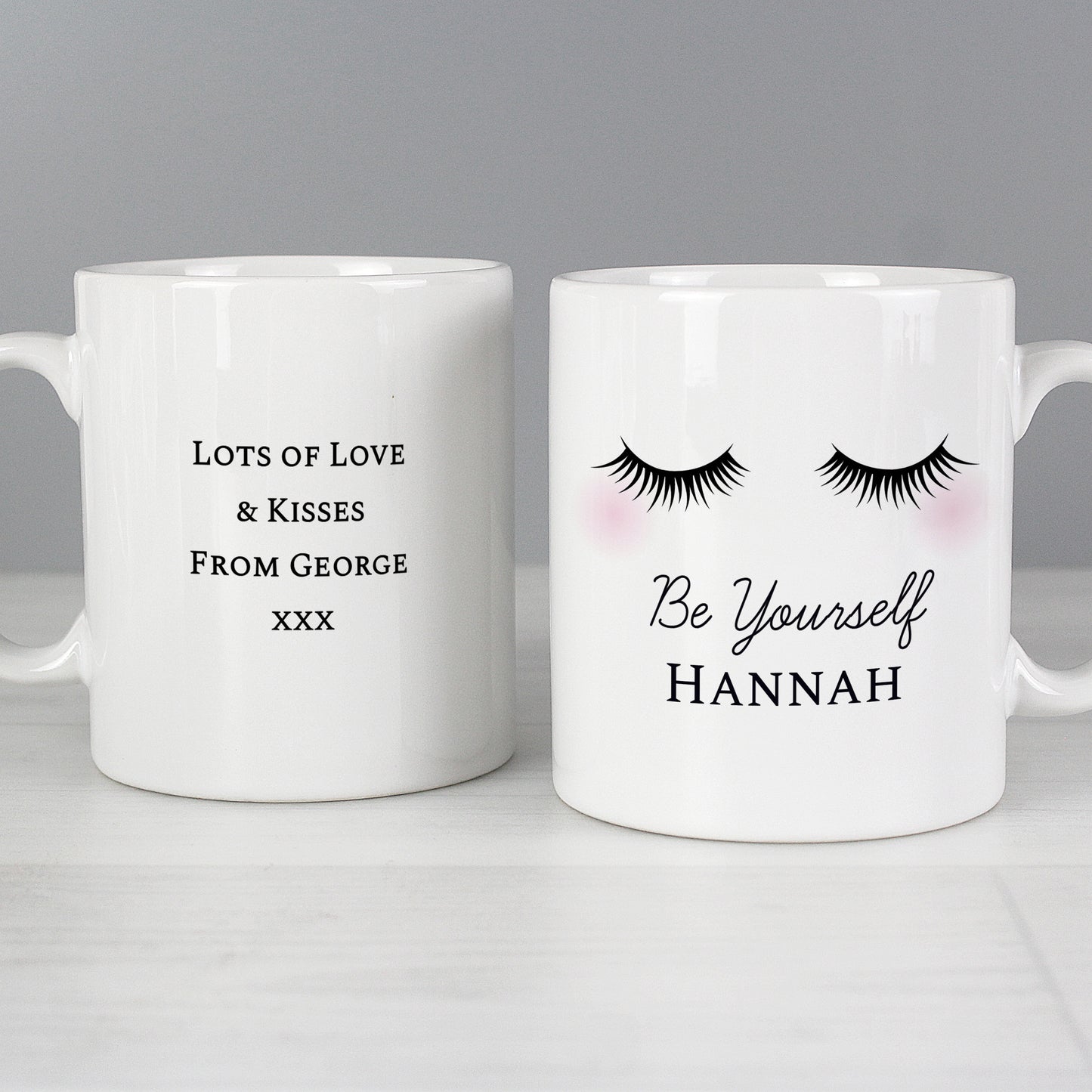 Personalised Eyelashes Mug - Personalise It!