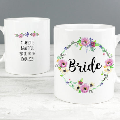 Personalised Floral Mug - Personalise It!