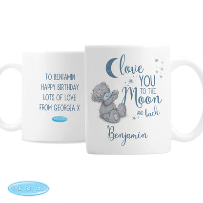 Personalised Me to You 'Love You to the Moon and Back' Mug - Personalise It!