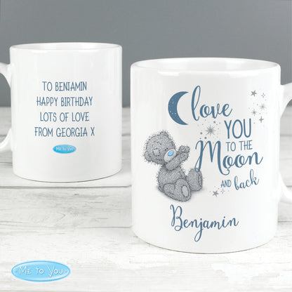 Personalised Me to You 'Love You to the Moon and Back' Mug - Personalise It!