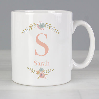 Personalised Floral Bouquet Mug - Personalise It!