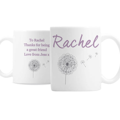 Personalised Dandelion Mug - Personalise It!