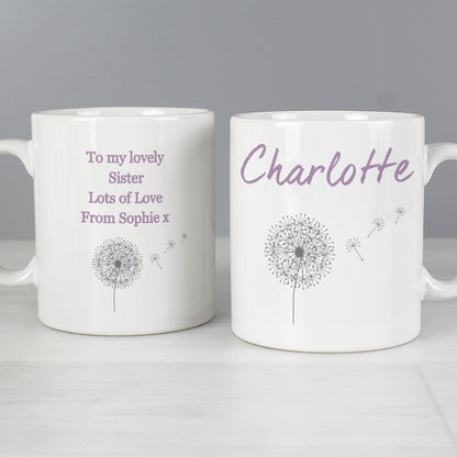 Personalised Dandelion Mug - Personalise It!