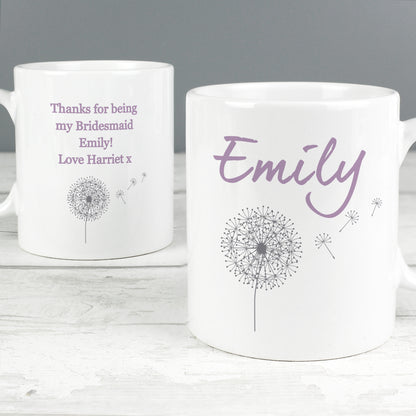 Personalised Dandelion Mug - Personalise It!
