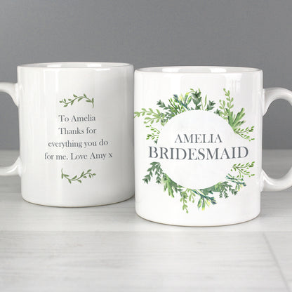 Personalised Botanical Mug - Personalise It!