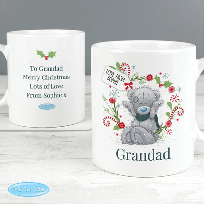 Personalised Me to You 'For, Grandad, Dad' Christmas Mug - Personalise It!