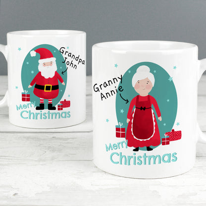 Personalised Mr & Mrs Claus Mug Set - Personalise It!