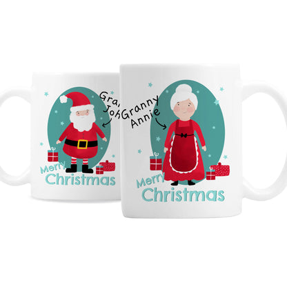 Personalised Mr & Mrs Claus Mug Set - Personalise It!