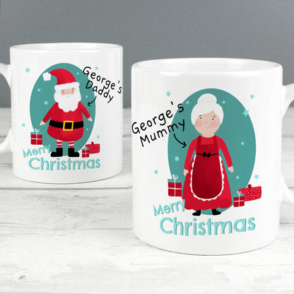 Personalised Mr & Mrs Claus Mug Set - Personalise It!