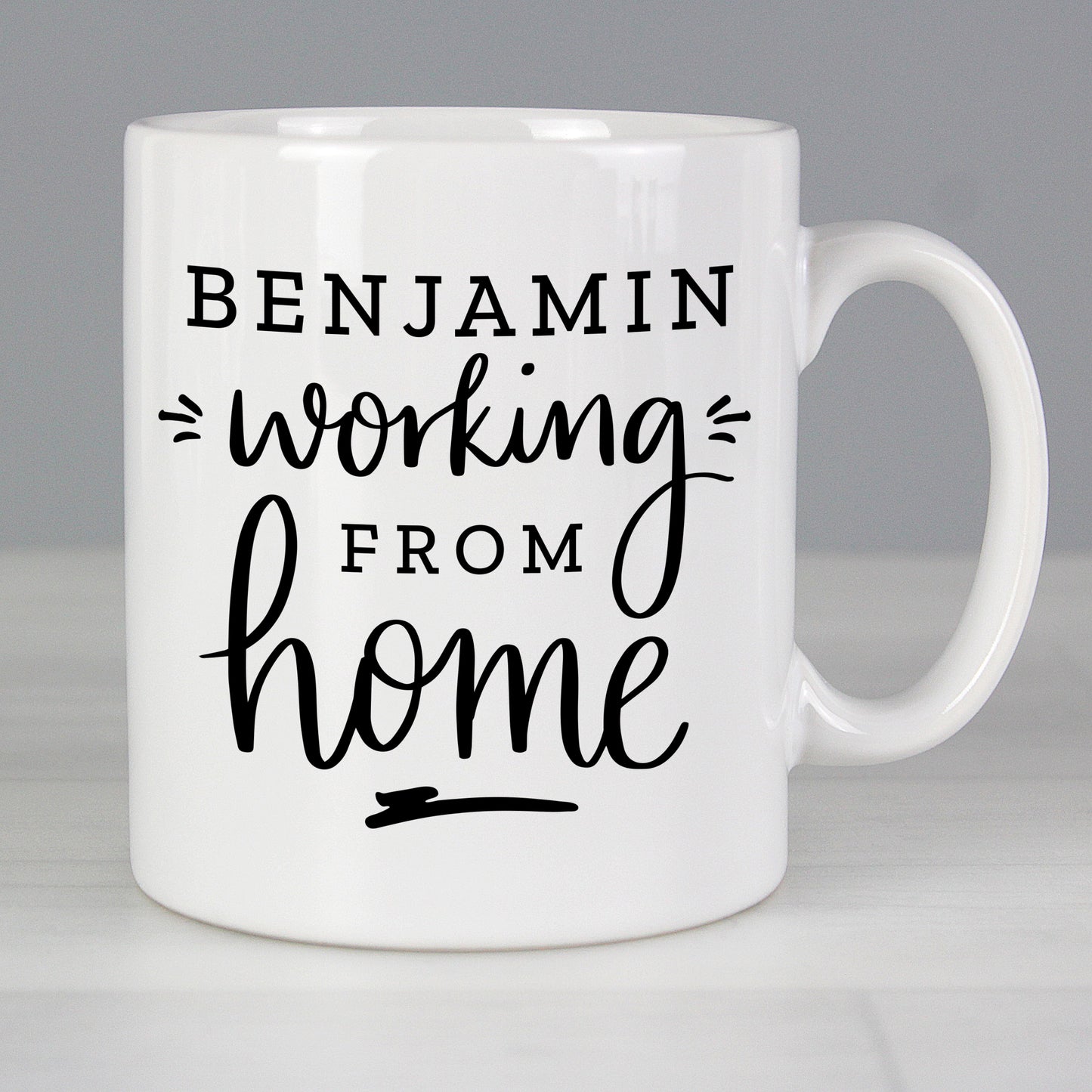 Personalised Working From Home Mug - Personalise It!