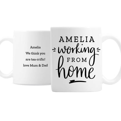 Personalised Working From Home Mug - Personalise It!