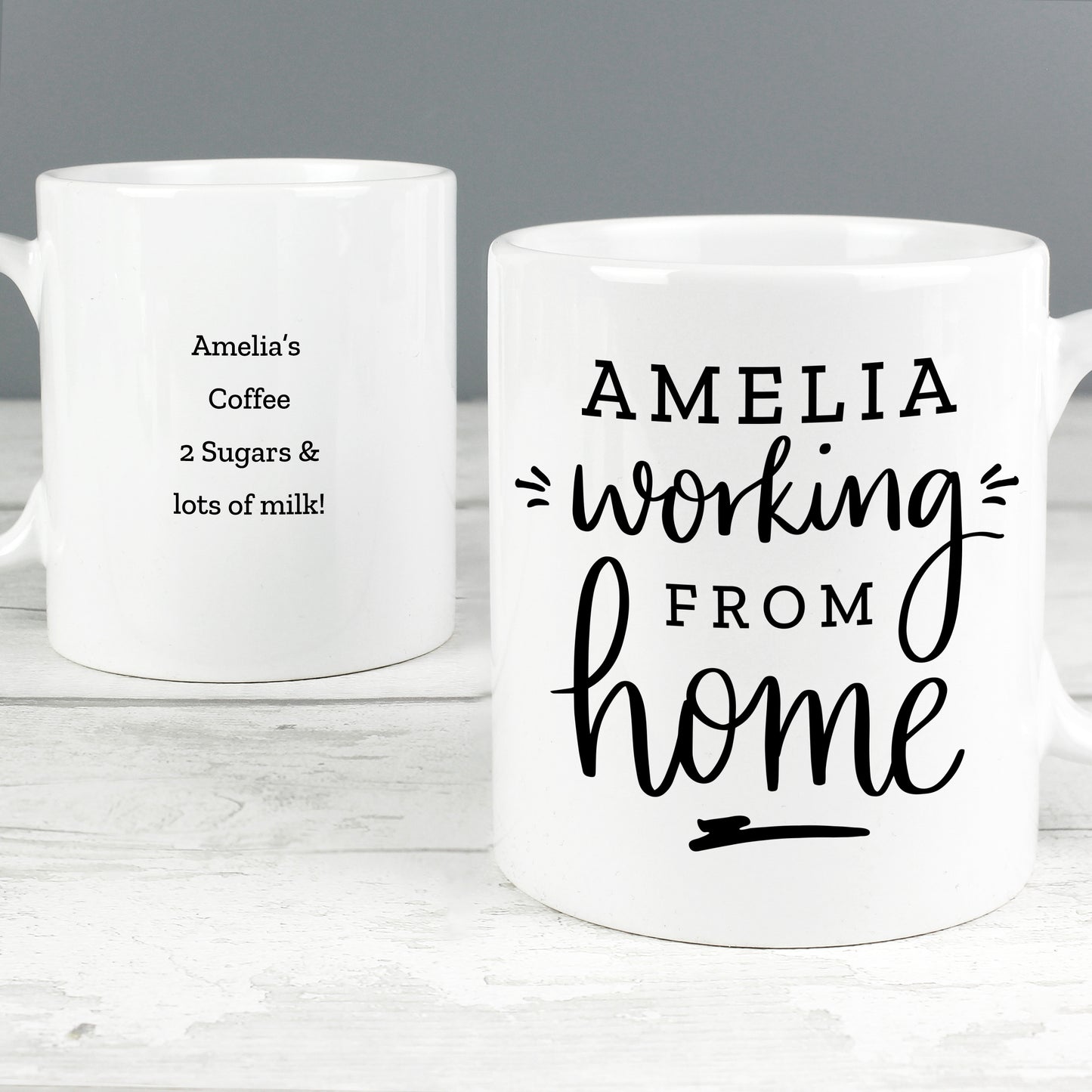 Personalised Working From Home Mug - Personalise It!