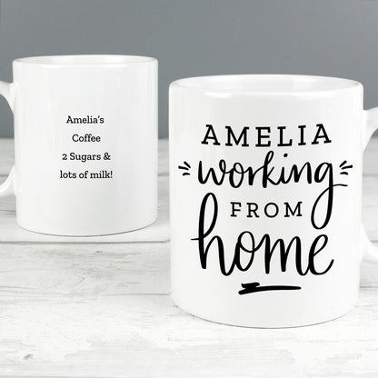 Personalised Working From Home Mug - Personalise It!