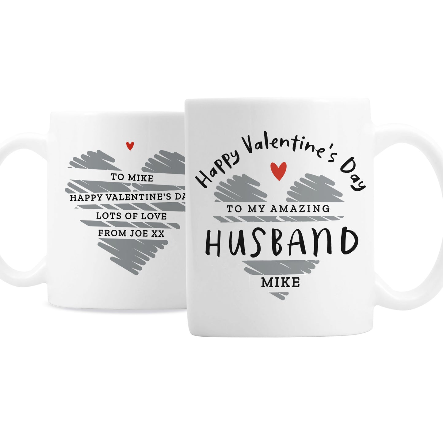 Personalised Happy Valentine's Day Mug - Personalise It!