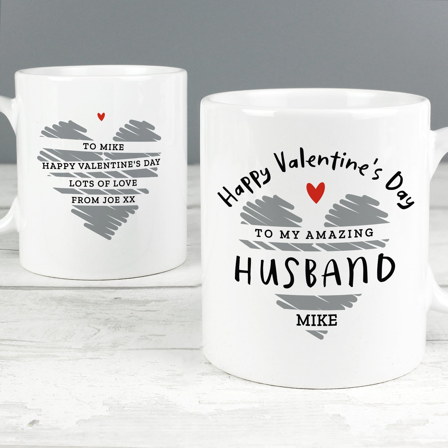 Personalised Happy Valentine's Day Mug - Personalise It!