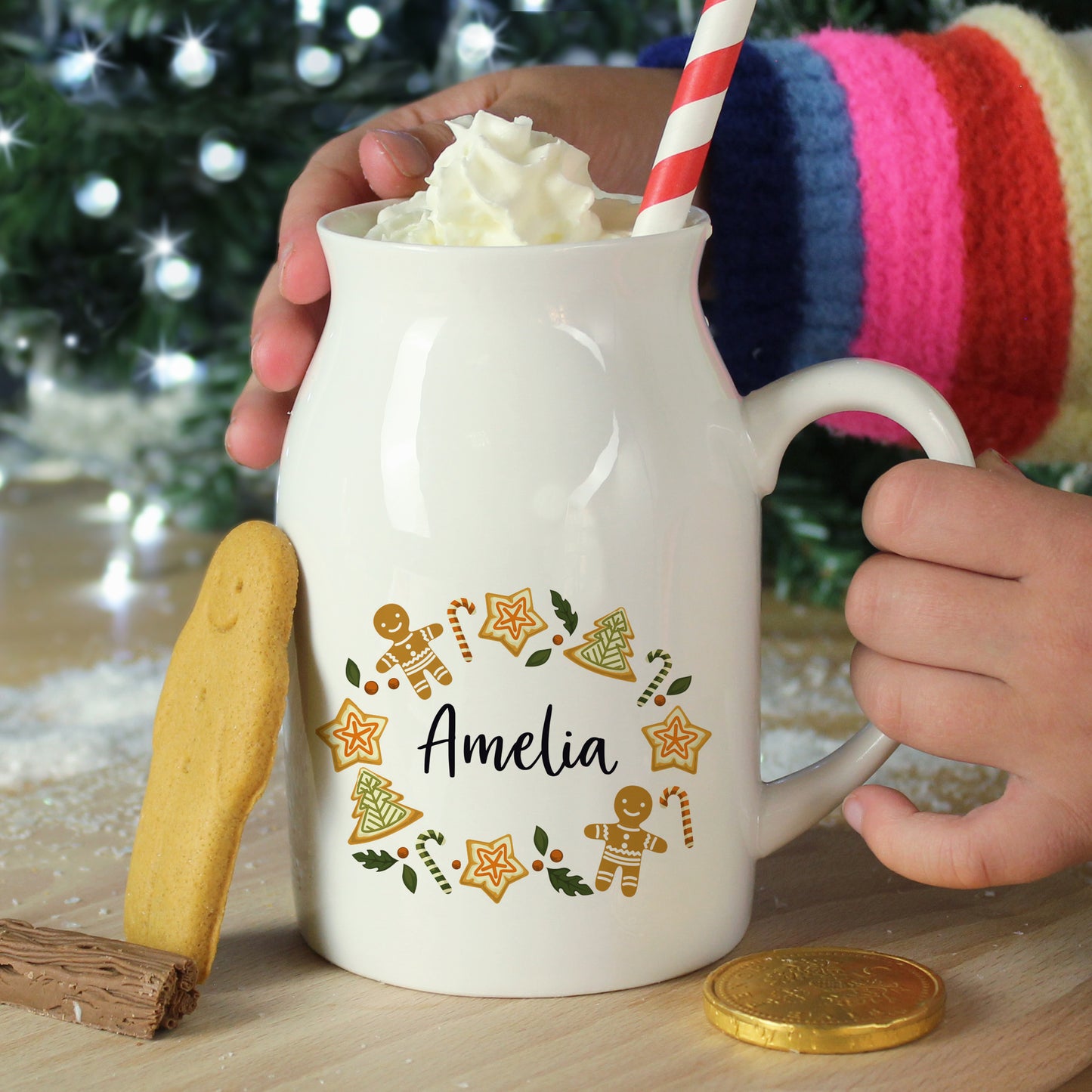 Personalised Christmas Milk Jug - Personalise It!