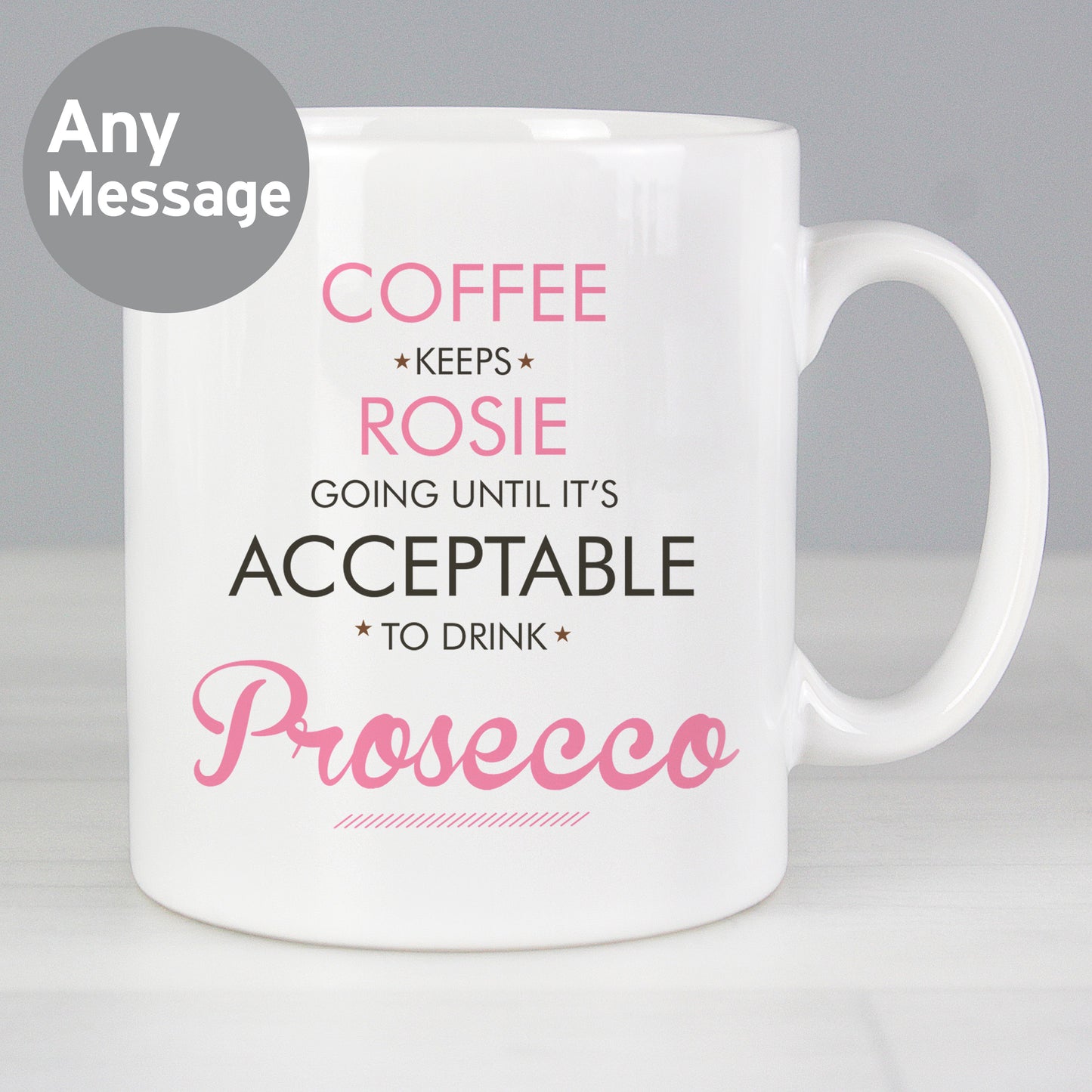 Personalised Acceptable to Drink Mug - Personalise It!
