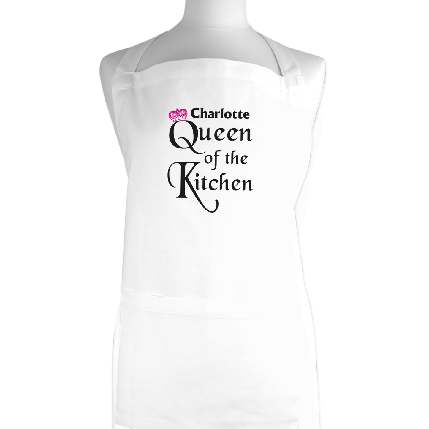 Personalised Queen of the Kitchen Apron - Personalise It!