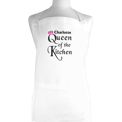 Personalised Queen of the Kitchen Apron - Personalise It!