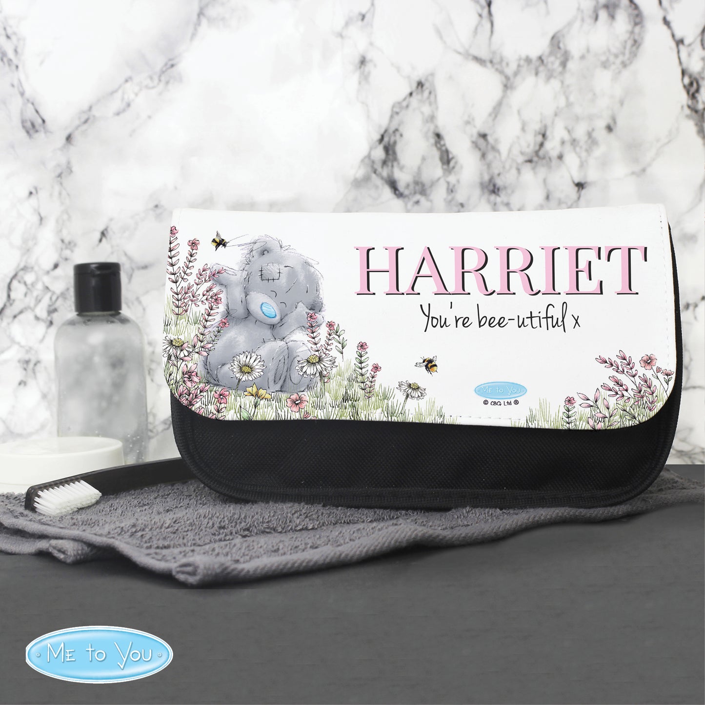 Personalised Me to You Bees Make Up Bag - Personalise It!